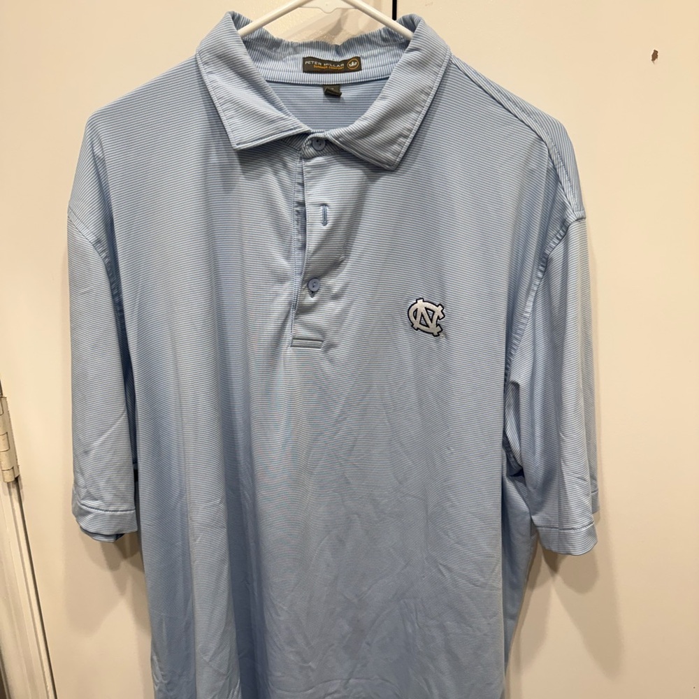 Peter Millar Sky Blue UNC Polo Shirt